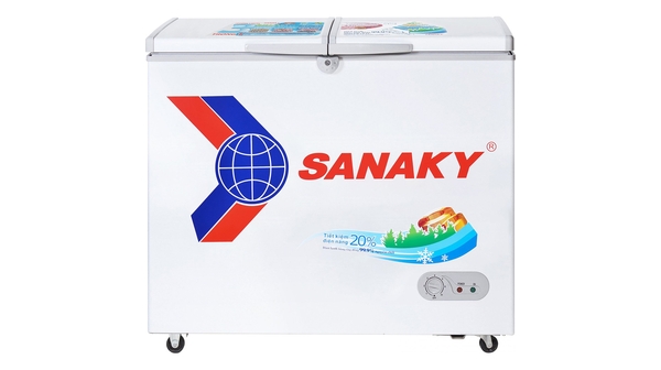 Tủ đông Sanaky 175 lít VH-2299A1 mặt chính diện