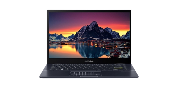 Laptop Asus Vivobook Flip 14 TM420UA-EC022T R5-5500U mặt chính diện