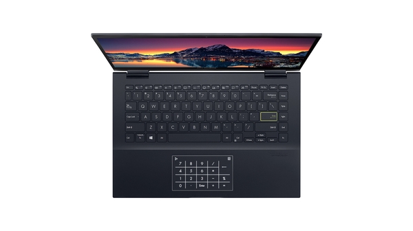 Laptop Asus Vivobook Flip 14 TM420UA-EC022T R5-5500U mặt bàn phím