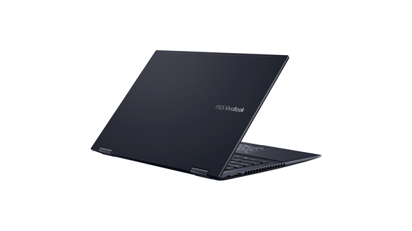 Laptop Asus Vivobook Flip 14 TM420UA-EC022T R5-5500U mặt lưng nghiêng trái