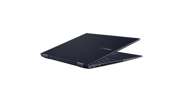 Laptop Asus Vivobook Flip 14 TM420UA-EC022T R5-5500U mặt lưng nghiêng trái