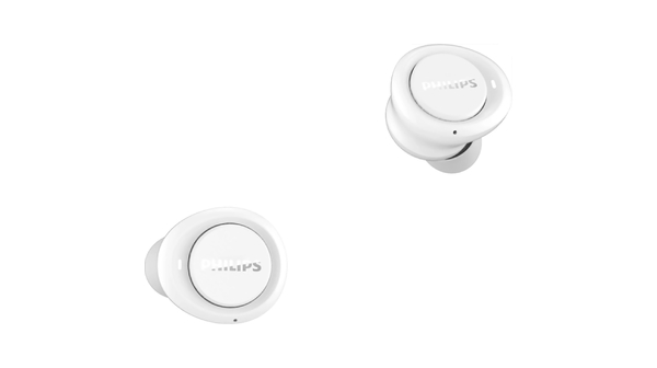 Tai nghe bluetooth Philips TAT1215WT/97 Trắng tai nghe nghiêng