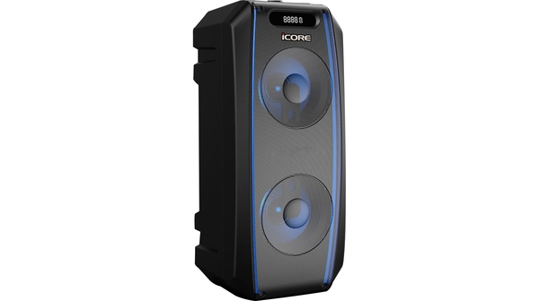 Bộ loa karaoke iCore i6 mặt nghiêng