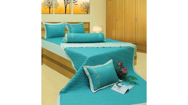 Bộ chăn drap gối Hometex bọc (1.8X2M) giá tốt tại Nguyễn Kim