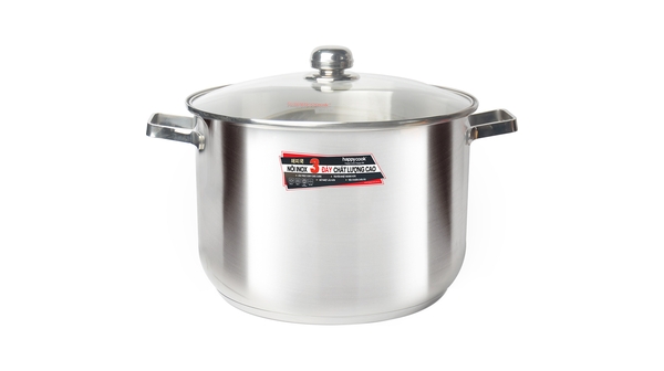 Nồi inox 3 đáy Happy Cook NC-32G mặt chính diện