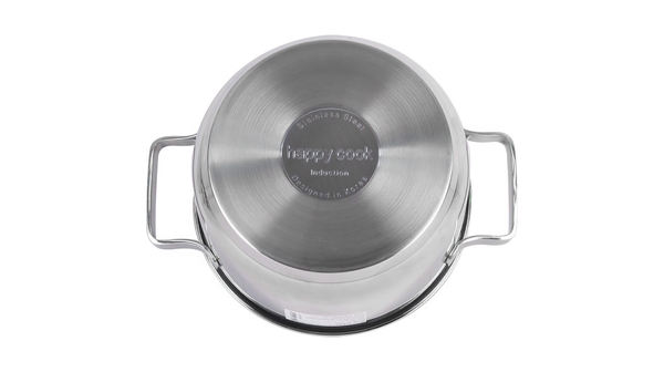 Nồi inox 3 đáy Happy Cook NC-32G mặt đáy