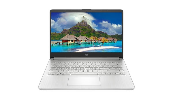 Laptop HP 14S-FQ1080AU R3-5300U (4K0Z7PA) mặt chính diện