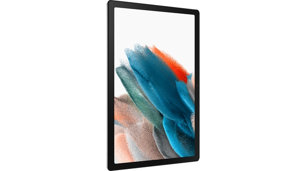 Máy tính bảng Samsung Galaxy Tab A8 64GB Bạc (2022) nghiêng trái