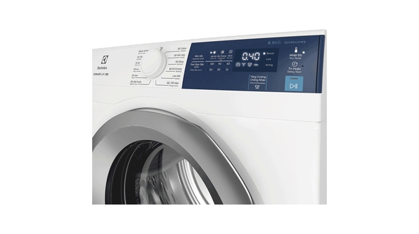 Máy sấy quần áo Electrolux 8.5 kg EDV854J3WB Trắng bảng điều khiển