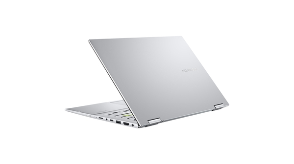 Laptop Asus VivoBook Flip TP470EA I3-1115G4 (EC346W) mặt lưng nghiêng phải