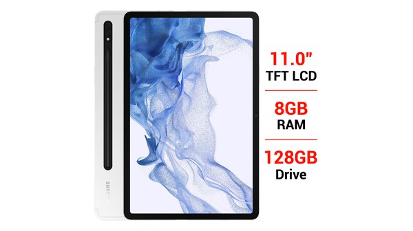 Máy tính bảng SamSung Galaxy Tab S8 128GB Bạc giá tốt tại Nguyễn Kim