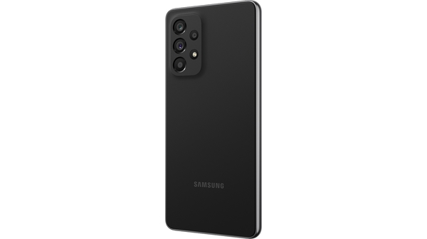Điện thoại Samsung A53 5G 128GB Đen mặt lưng nghiêng phải