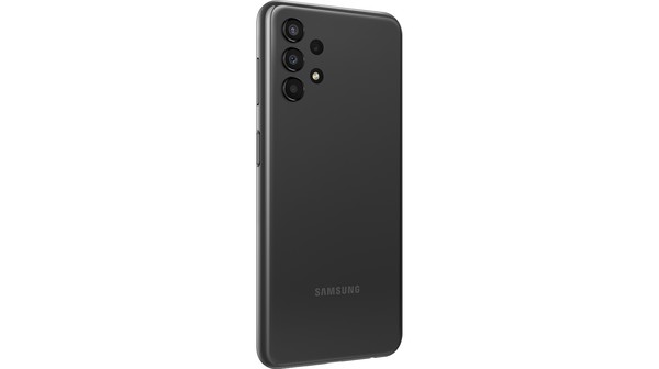 Điện thoại Samsung Galaxy A13 6GB/128GB Đen mặt lưng nghiêng trái