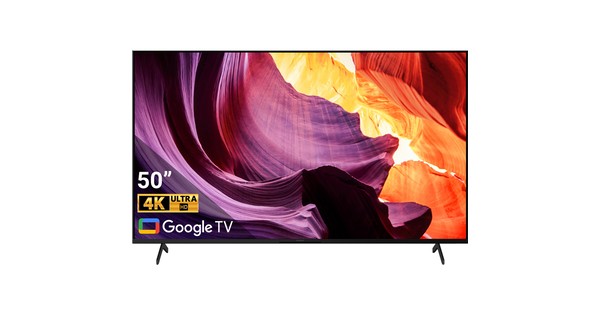 Google Tivi Sony 4K 50 inch KD-50X80K VN3 mặt chính diện