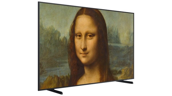 Smart Tivi QLED Samsung 4K 85 inch QA85LS03BAKXXV mặt nghiêng trái