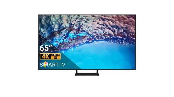 Smart Tivi Crystal Samsung UHD 4K 65 inch UA65BU8500KXXV mặt chính diện