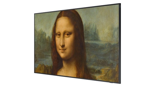 Smart Tivi QLED Samsung 4K 65 inch QA65LS03BAKXXV mặt nghiêng phải không chân đế