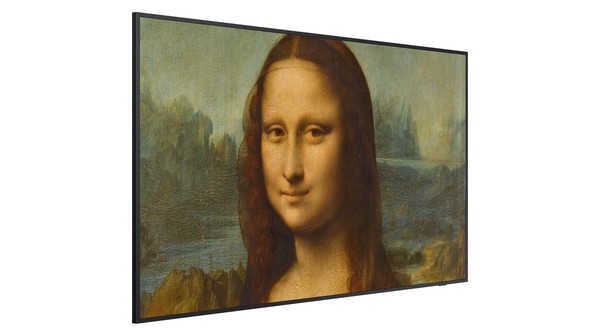 Smart Tivi QLED Samsung 4K 65 inch QA65LS03BAKXXV mặt nghiêng trái không chân đế