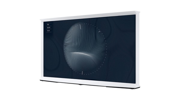 Smart Tivi QLED Samsung 4K 55 inch QA55LS01BAKXXV mặt nghiêng phải