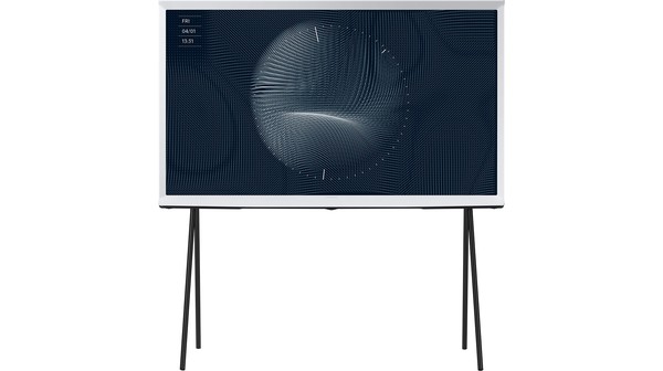 Smart Tivi QLED Samsung 4K 55 inch QA55LS01BAKXXV mặt chính diện có chân đế