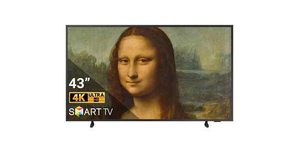 Smart Tivi QLED Samsung 4K 43 inch QA43LS03BAKXXV mặt chính diện