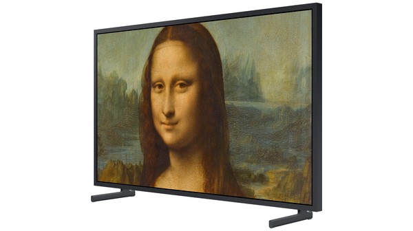 Smart Tivi QLED Samsung 4K 32 inch QA32LS03BBKXXV mặt nghiêng phải