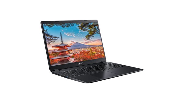 Laptop Acer A315-56-58EG I5-1035G1/4GBOB/256GB nghiêng phải