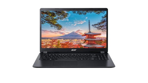 Laptop Acer A315-56-58EG I5-1035G1/4GBOB/256GB mặt chính diện