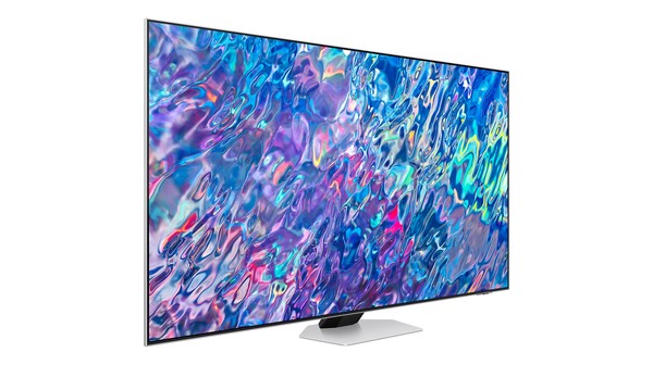Smart Tivi Neo QLED Samsung 4K 75 inch QA75QN85BAKXXV mặt nghiêng trái