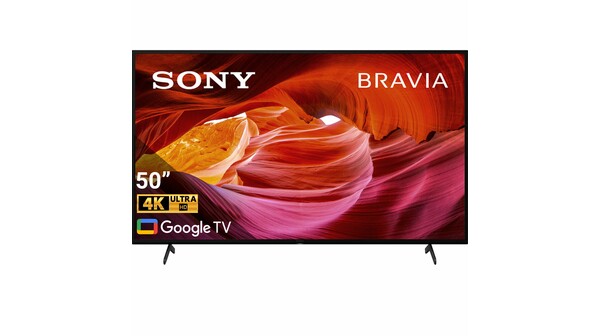 Google Tivi Sony 4K 50 inch KD-50X75K VN3 mặt chính diện