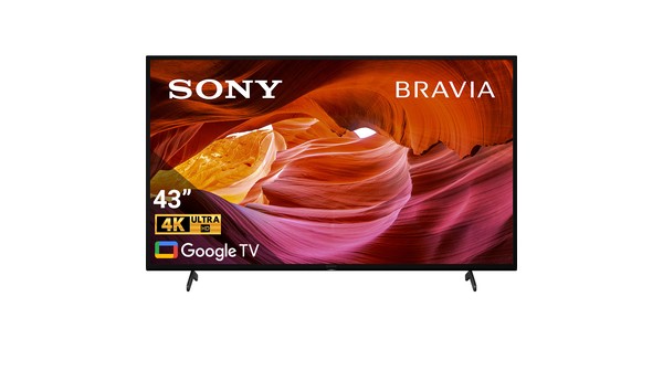Google Tivi Sony 4K 43 inch KD-43X75K VN3 mặt chính diện