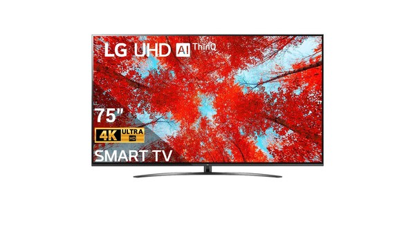 Smart Tivi LED LG 4K 75 inch 75UQ9100PSD mặt chính diện