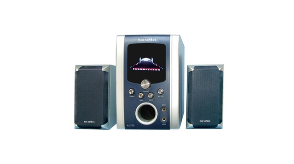 Loa vi tính Soundmax A2700 2.1 trắng 60 Watt giá tốt tại Nguyễn Kim