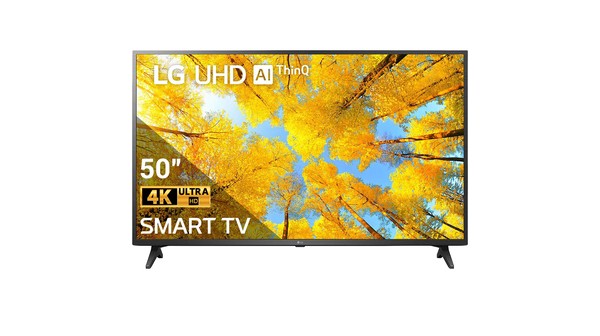 Smart Tivi LED LG 4K 50 inch 50UQ7550PSF mặt chính diện