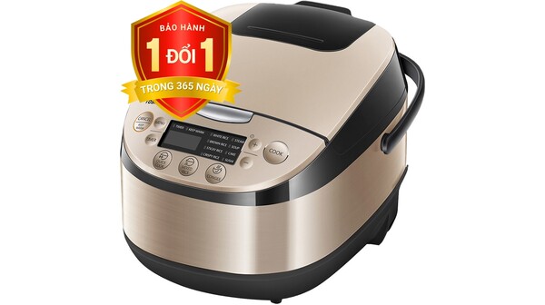 Nồi cơm điện Toshiba 1.8 lít RC-18DR3PV(G) mặt nghiêng