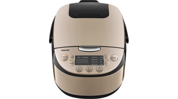 Nồi cơm điện Toshiba 1.8 lít RC-18DR3PV(G) mặt chính diện