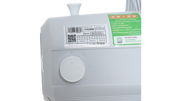 Quạt đứng Asiavina VY639990 Xám núm vặn