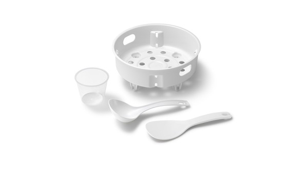 Nồi cơm điện tử Panasonic 1.8 lít SR-CX188SRAM phụ kiện kèm