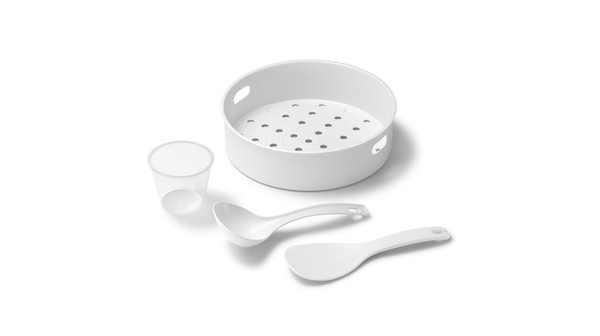 Nồi cơm điện tử Panasonic 1 lít SR-CL108WRAM phụ kiện kèm