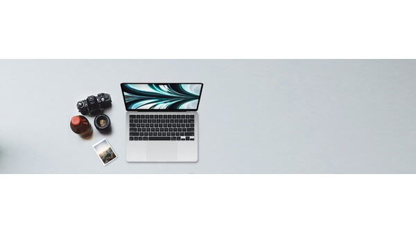 Laptop Macbook M2 2022 13,6 inch 8C MLXY3SA/A Bạc bàn phím