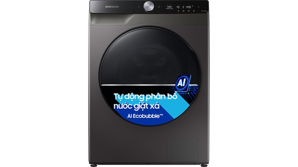 Máy giặt sấy Samsung 12 kg Inverter WD12TP34DSX mặt chính diện