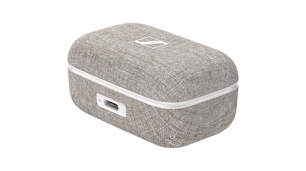 Tai nghe Bluetooth Sennheiser Momentum True Wireless 3 Trắng mặt nghiêng hộp đóng