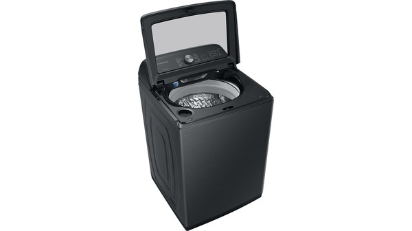Máy giặt Samsung 23 kg Inverter WA23A8377GV nghiêng trái cửa lổng mở