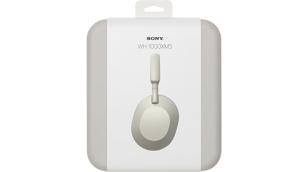 Tai nghe không dây Sony WH-1000XM5 Bạc hộp sản phẩm