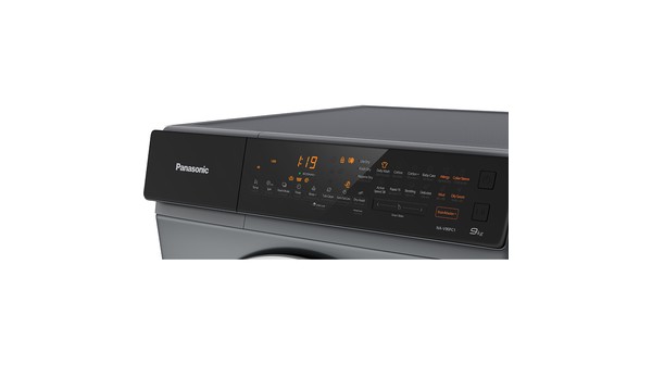 Máy giặt Panasonic Inverter 9 kg NA-V90FC1LVT bảng điều khiển