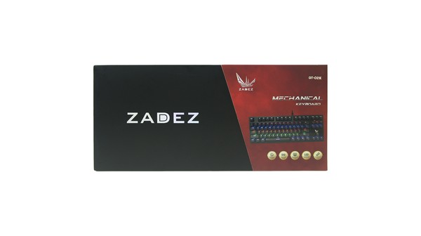 Bàn phím gaming có dây Zadez GT-021K mặt phải hộp