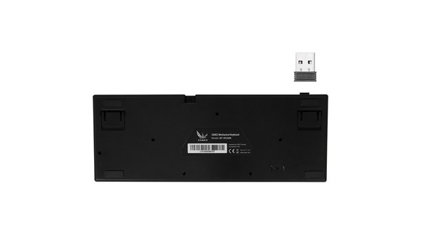 Bàn phím cơ Gaming không dây Zadez GT-015DK mặt lưng