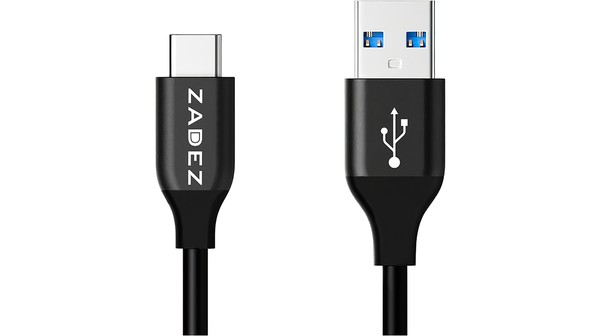 Cáp sạc USB 3.0 To Type C Zadez ZCC-328 (1m) mặt chính diện