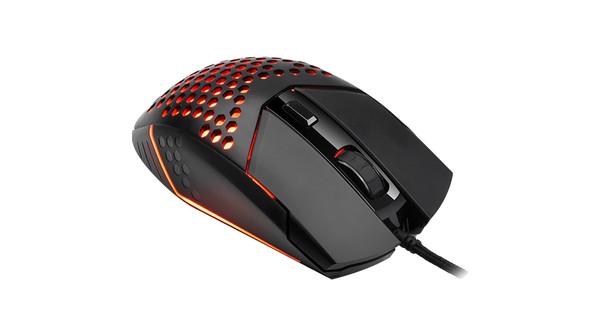 Chuột gaming có dây Zadez G-151M Đen mặt nghiêng trái
