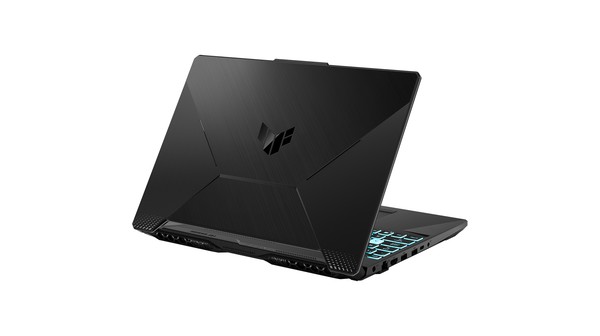 Laptop Asus TUF Gaming F15 FX506HC i5-11400H HN144W mặt lưng nghiêng phải